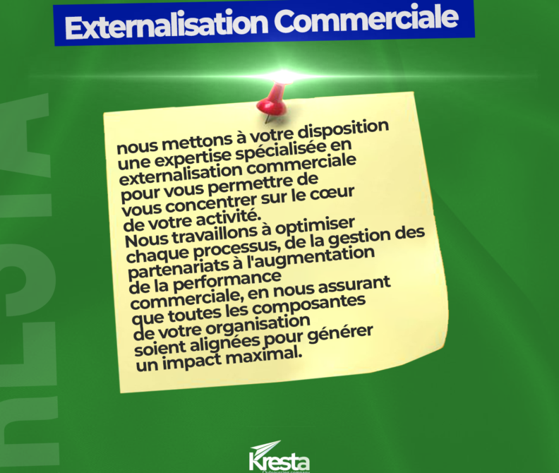 Externalisation commerciale